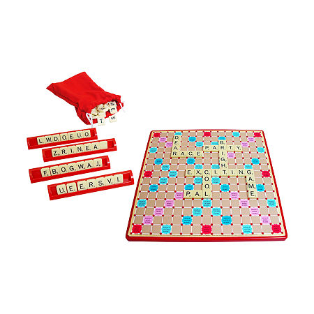 Winning Moves Tile Lock Scrabble, One Size, Red