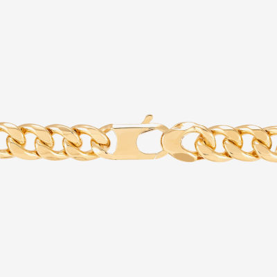 14K Gold Inch Semisolid Curb Chain Necklace