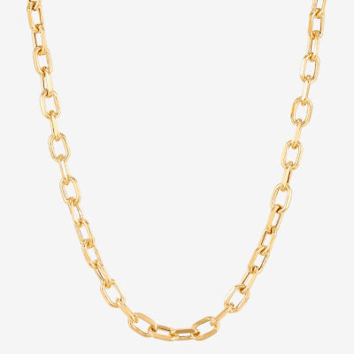 Mens 14K Gold 22 Inch Rolo Chain Necklace