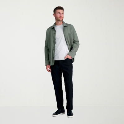Haggar The Active Series Highland Mens Slim Fit Flat Front Pant