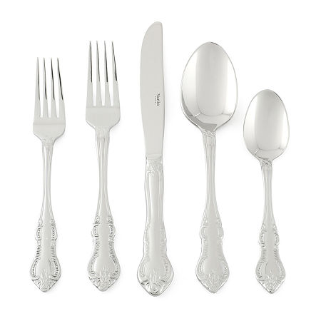 Martha Stewart Thornback 20-pc. Flatware Set, One Size, Silver