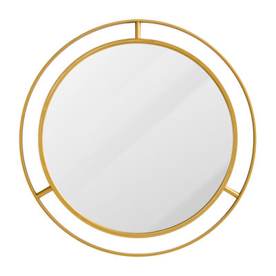 Glitzhome Deluxe Wall Mount Round Wall Mirror