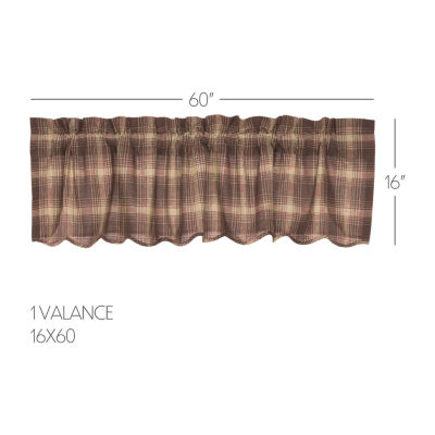 Dawson Star Rod Pocket Scallop Valance