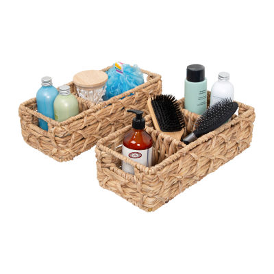 Honey Can Do Natural Divided Baskets (Set Of 2)