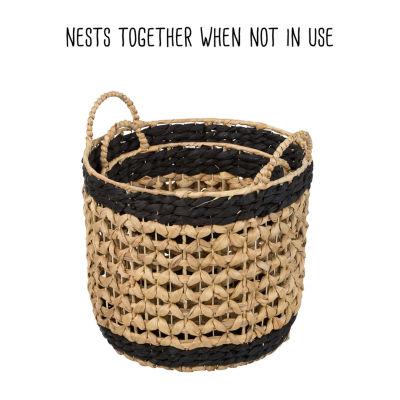 Honey Can Do Round Baskets (Set Of 2)