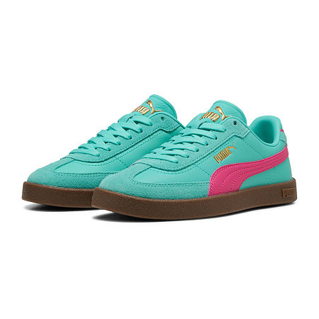PUMA Girls Club Ii Era Sneakers, 4 1/2 Medium, Blue