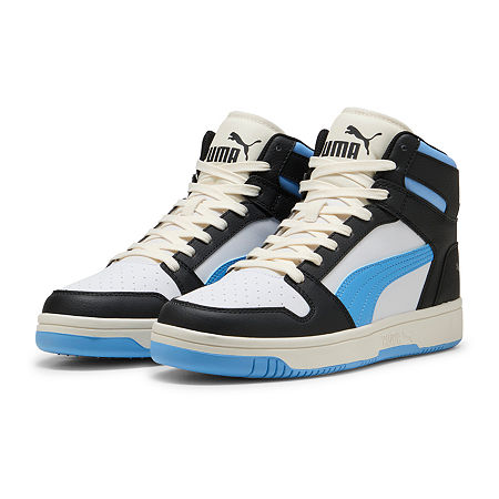 PUMA Rebound Layup Mens Basketball Shoes, 13 Medium, White