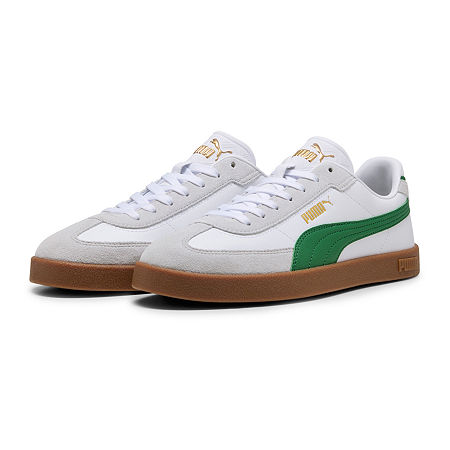 PUMA Club Ii Era Greenside Mens Sneakers, 9 Medium, White