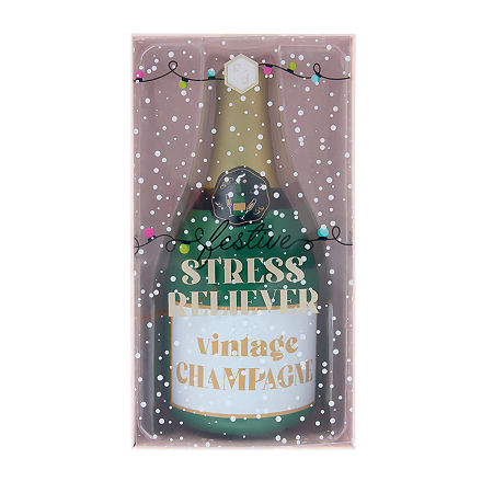 Pink Sky Champagne Stress Reliever Ball Gift, One Size, Green