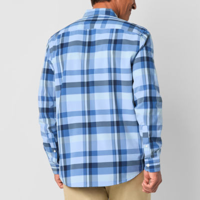 90s~00'S St. John's Bay Long Sleeve Heavy Flannel Check Shirt Men's Medium Vintage /eaa404330
