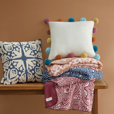 Jenny Martinez Caitlyn Square Throw Pillow