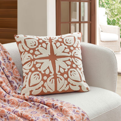 Jenny Martinez Niki Square Throw Pillow