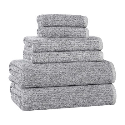 SUPERIOR® Destin Collection | 80% Cotton 20% Viscose 6-pc. Quick Dry Bath Towel Set