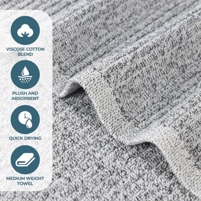 SUPERIOR® Destin Collection | 80% Cotton 20% Viscose 6-pc. Quick Dry Bath Towel Set