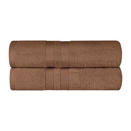 Superior Ultra Soft 2-pc Cotton Bath Sheet Set 2-pc. Bath Sheet In Brown