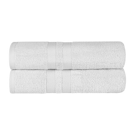 Superior Ultra Soft 2-pc Cotton Bath Sheet Set 2-pc. Bath Sheet In Silver