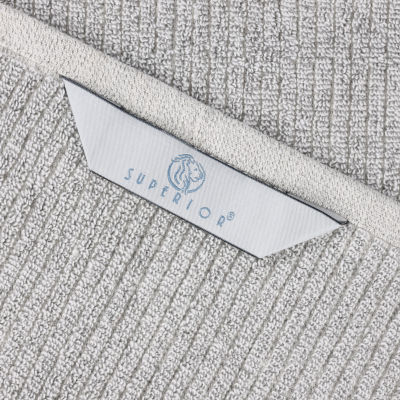 SUPERIOR® Destin Collection | 80% Cotton 20% Viscose 9-pc. Quick Dry Chevron Bath Towel Set