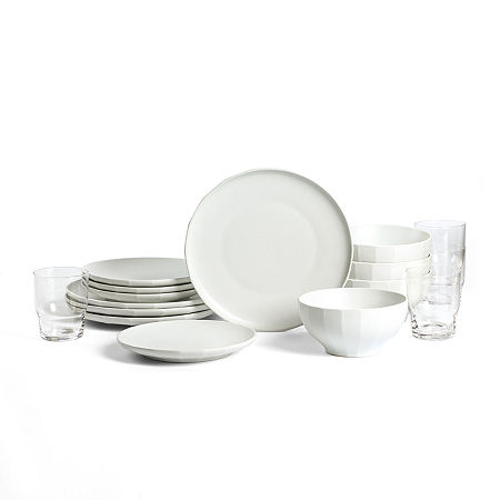 Stone Lain Rio 4-pc. Stoneware Dinnerware Set In Sand