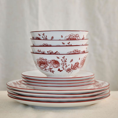 Stone + Lain Esme 24-pc. Porcelain Dinnerware Set
