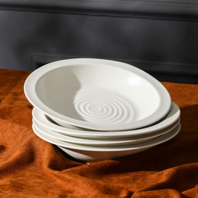 Stone + Lain Orbit 8-pc. Stoneware Dinnerware Set