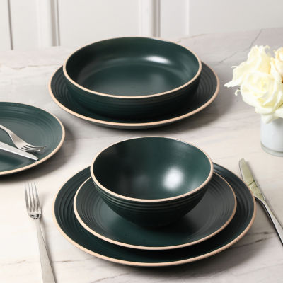Stone + Lain Lauren 32-pc. Stoneware Dinnerware Set