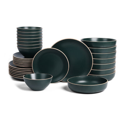 Stone + Lain Lauren 32-pc. Stoneware Dinnerware Set