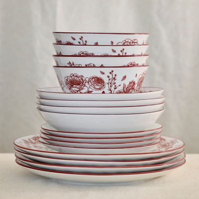 Stone + Lain Esme 8-pc. Porcelain Dinnerware Set