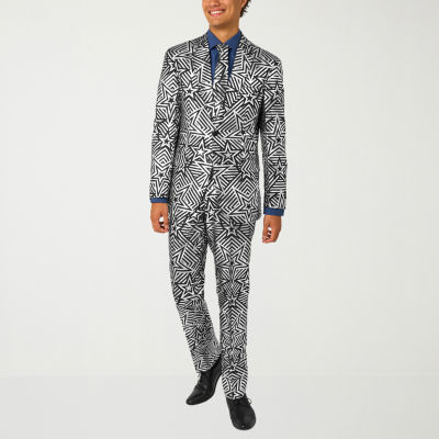 Opposuits Silver Mens 3-pc. Suit Set