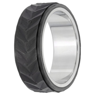 Mens 8MM Stainless Steel Band