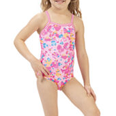 Hurley Little Girls One Piece Swimsuit, Color: Lt Lemon Twist - JCPenney