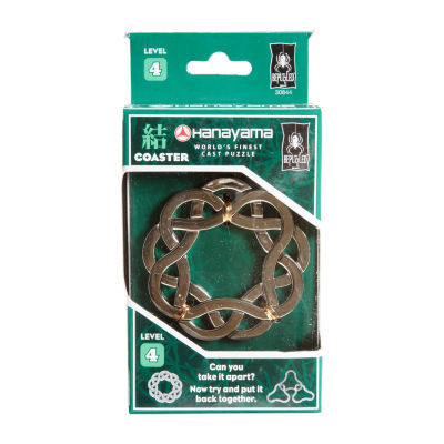 BePuzzled Hanayama Level 4 Cast Puzzle - Coaster