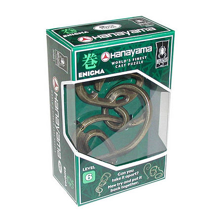 BePuzzled Hanayama Level 6 Cast Puzzle - Enigma, One Size, Multiple Colors