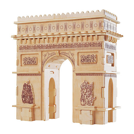 Puzzled Arch De Triomphe Wooden Puzzle, One Size, Multiple Colors