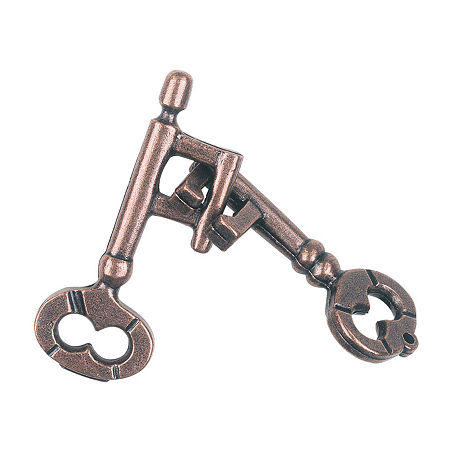 BePuzzled Hanayama Level 1 Cast Puzzle - Key, One Size, Multiple Colors