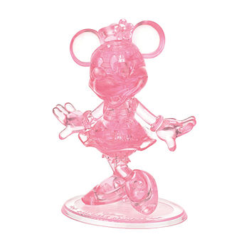 3D Crystal Puzzle - Minnie Mouse 2 (Purple), 3D Crystal Puzzles