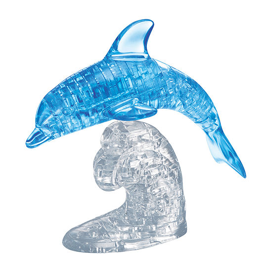 BePuzzled 3D Crystal Puzzle - Dolphin: 95 Pcs