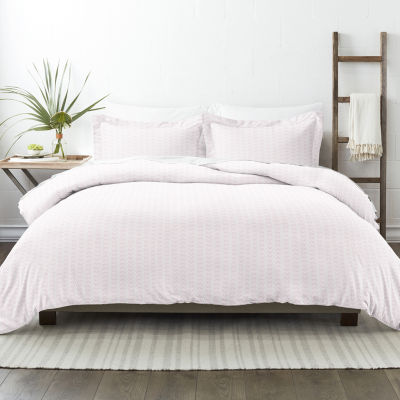 Casual Comfort Premium Ultra Soft Classic Pink Pattern Duvet Cover Set