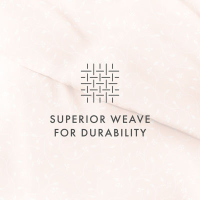 Casual Comfort Premium Ultra Soft Pink Buds Duvet Cover Set