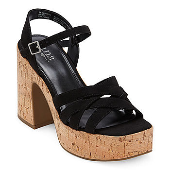 a.n.a Womens Heston Heeled Sandals - JCPenney