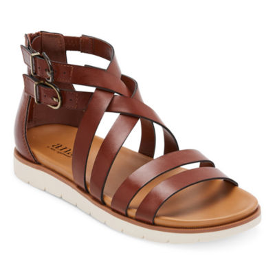 a.n.a Womens Normin Criss Cross Strap Gladiator Sandals - JCPenney