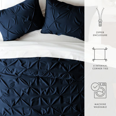 Casual Comfort Pinch Pleat Duvet Cover Set