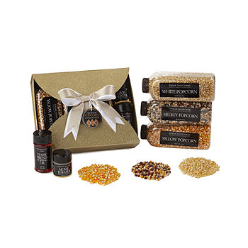 Wabash Valley Farms Gold Glitter Gift Box Food Set 42545DS, Color