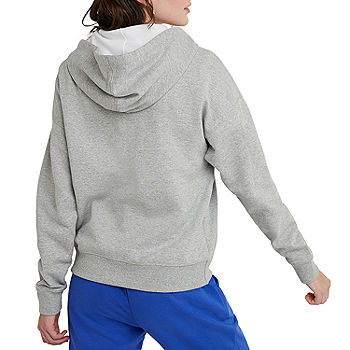 Hanes Originals Women's Fleece Zip Up Hoodie, Color: Light Steel - JCPenney