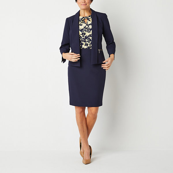 Black Label by Evan-Picone Long Sleeve Suit Jacket or Sleeveless Blouse or  Suit Skirt - JCPenney