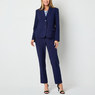 Black Label by Evan-Picone Womens Straight Fit Straight Suit Pants