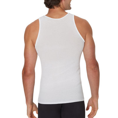 Hanes Ultimate Comfortblend Mens U Neck Sleeveless 5 Pack Tank
