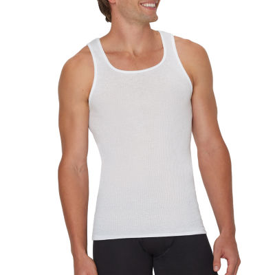 Hanes Ultimate Comfortblend Mens U Neck Sleeveless 5 Pack Tank