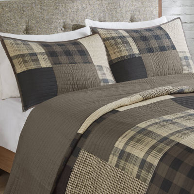 Woolrich Winter Hills Oversized Cotton 3pc Quilt Set
