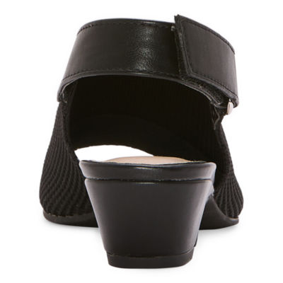 east 5th Julinow Womens Round Closed Toe Block Heel Pumps