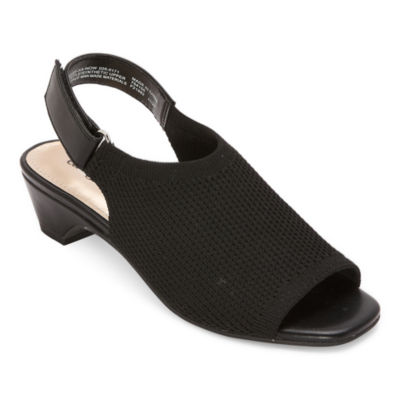 east 5th Julinow Womens Round Closed Toe Block Heel Pumps